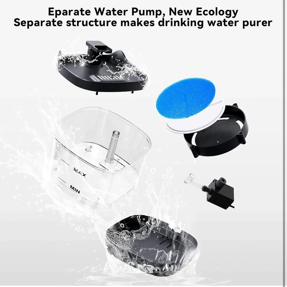 Pet water fountain